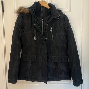 Barney’s New York Puff Jacket w/ Detachable Hood